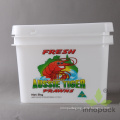 10L Rectangular Plastic Bucket and Container with Lid for Seafood